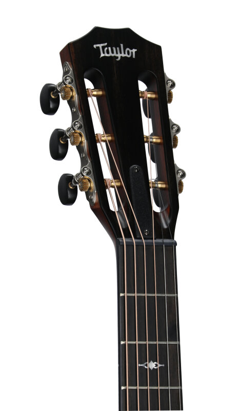 Taylor 322e 12-Fret Grand Concert Acoustic-Electric Guitar (with Case), Shaded Edgeburst, Headstock Left Front