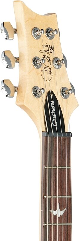 PRS Paul Reed Smith SE Custom 24 Electric Guitar (with Gig Bag), Bonnie Pink, Headstock Left Front