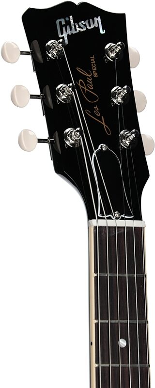 Gibson Les Paul Special Electric Guitar (with Case), Ebony, Headstock Left Front