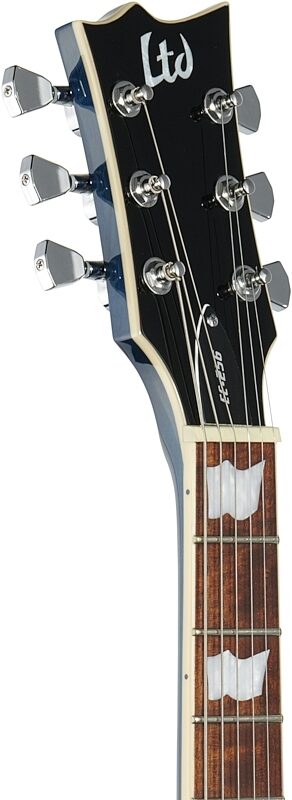 ESP LTD EC-256FM Electric Guitar, Cobalt Blue, Headstock Left Front