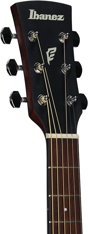Ibanez PC54E Acoustic-Electric Guitar, Weathered Black Open Pore, Headstock Left Front