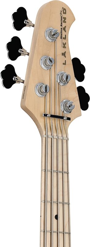 Lakland Skyline 55-01 Electric Bass, 5-String, 3-Tone Sunburst, Headstock Left Front