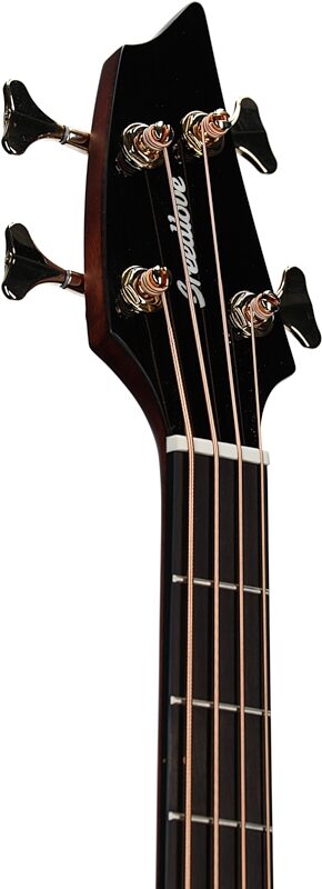 Breedlove Organic Solo Pro Concerto CE Acoustic-Electric Bass (with Case), Edgeburst, Headstock Left Front