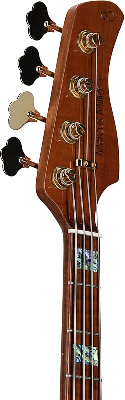 Sire Marcus Miller V10 DX Electric Bass Guitar (with Case), Natural, Headstock Left Front