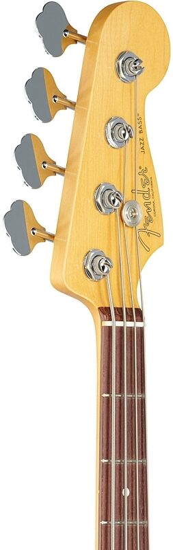 Fender American Professional II Jazz Bass, Rosewood Fingerboard (with Case), Black, Headstock Left Front