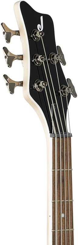 Jackson JS3QV Spectra Electric Bass, 5-String (with Laurel Fingerboard), Alien Burst, Headstock Left Front