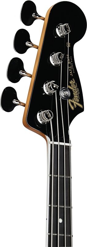 Fender Gold Foil Jazz Bass Guitar (with Gig Bag), 2 Color Sunburst, Headstock Left Front