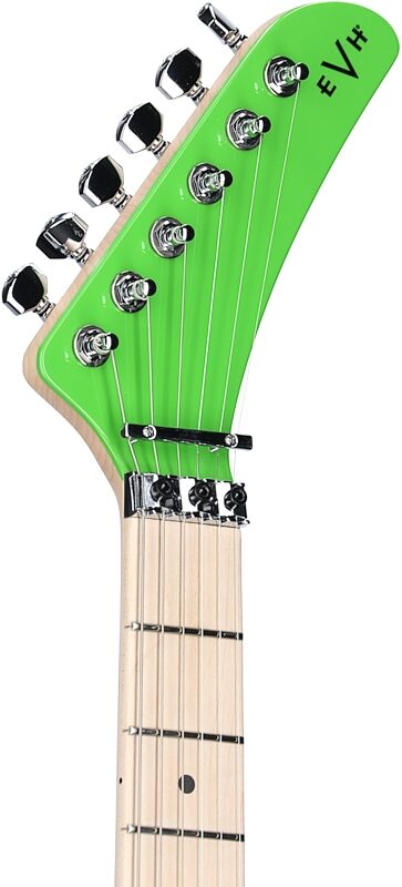 EVH Eddie Van Halen 5150 Series Standard Electric Guitar, Slime Green, with Maple Fingerboard, USED, Blemished, Headstock Left Front