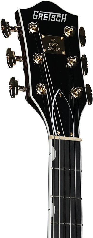 Gretsch G6122TG Players Edition Country Gentleman Electric Guitar (with Case), Walnut, Headstock Left Front