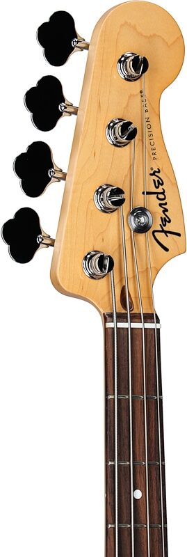 Fender Standard Precision Bass Guitar, Laurel Fingerboard, 3-Color Sunburst, Headstock Left Front