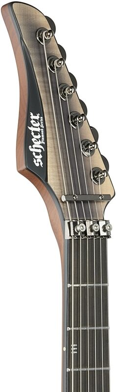 Schecter Banshee Mach 6 FR-S Electric Guitar, Fallout Burst, Headstock Left Front