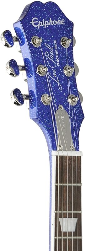 Epiphone Tommy Thayer Les Paul Electric Blue Electric Guitar (with Case), New, Headstock Left Front