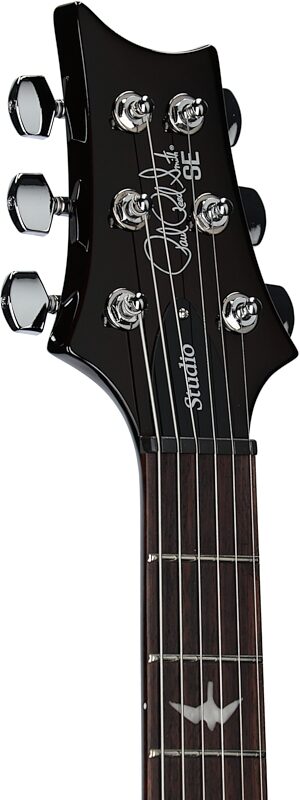 PRS Paul Reed Smith SE Studio Electric Guitar (with Gig Bag), Orange Tiger Smokeburst, Headstock Left Front