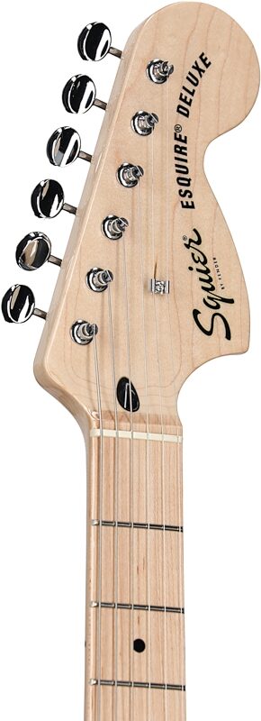 Squier Paranormal Esquire Deluxe Electric Guitar, Maple Fingerboard, Mocha, Headstock Left Front