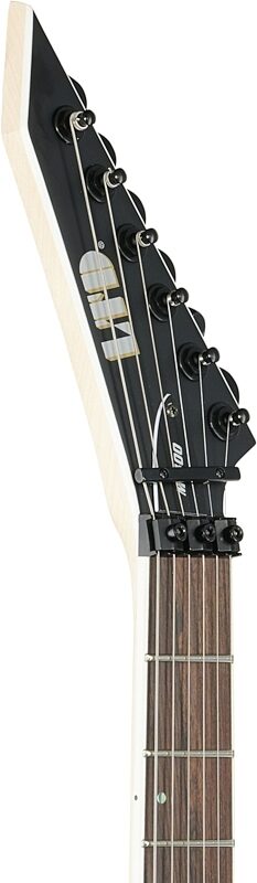 ESP LTD M-400 Electric Guitar, Black Satin, Headstock Left Front
