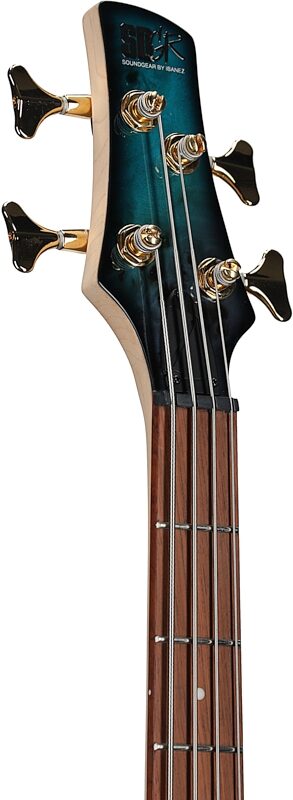 Ibanez SR400EPBDX Electric Bass Guitar, Tropical Seafloor Burst, Headstock Left Front