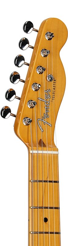 Fender American Vintage II 1951 Telecaster Electric Guitar, Maple Fingerboard (with Case), Prototype White, Headstock Left Front