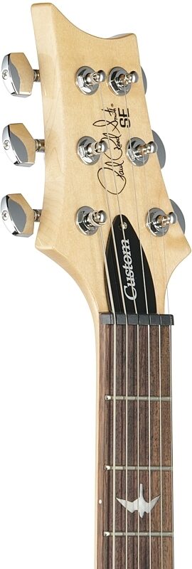 PRS Paul Reed Smith SE Custom 22 Semi-Hollow Electric Guitar, Santana Yellow, Headstock Left Front