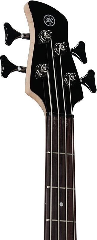Yamaha TRBX304 Electric Bass, Black, Headstock Left Front