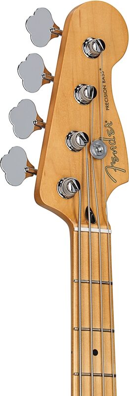 Fender Player II Precision Electric Bass, with Maple Fingerboard, Black, Headstock Left Front