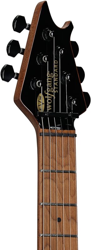 EVH Eddie Van Halen Wolfgang WG Standard T.O.M. Electric Guitar, Sea Foam Pearl Metallic, Headstock Left Front