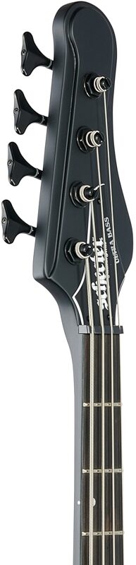 Schecter Ultra Electric Bass, Satin Black, Blemished, Headstock Left Front