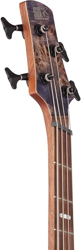Ibanez Bass Workshop SRMS800 Multi-Scale Electric Bass, Deep Twilight, Headstock Left Front