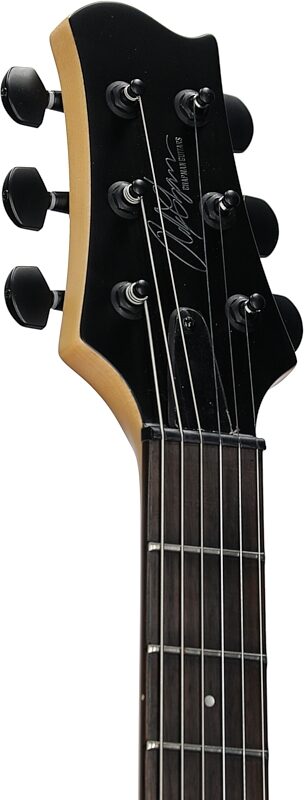 Chapman ML2 Electric Guitar, Deep Red Satin, Headstock Left Front