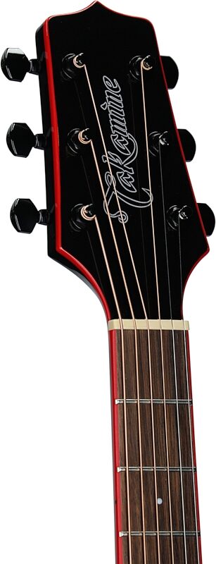 Takamine GF49CE FXC Acoustic-Electric Guitar, Cosmic Black, Headstock Left Front