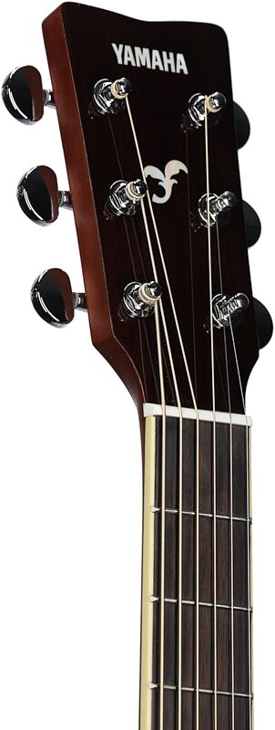 Yamaha FSC-TA Cutaway TransAcoustic Guitar, Brown Sunburst, Headstock Left Front