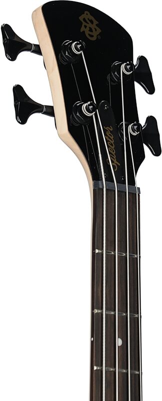 Spector Performer 4 Electric Bass, Solid White Gloss, Headstock Left Front
