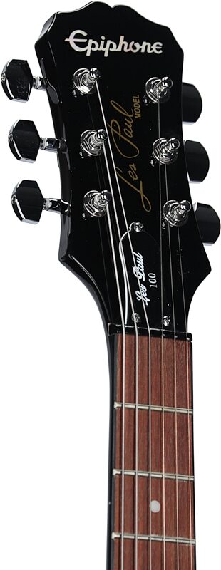 Epiphone Les Paul 100 Electric Guitar, Vintage Sunburst, Headstock Left Front
