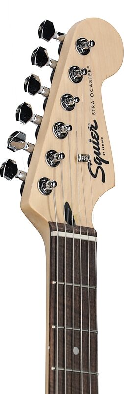 Squier Sonic Stratocaster Electric Guitar, Laurel Fingerboard, California Blue, Headstock Left Front