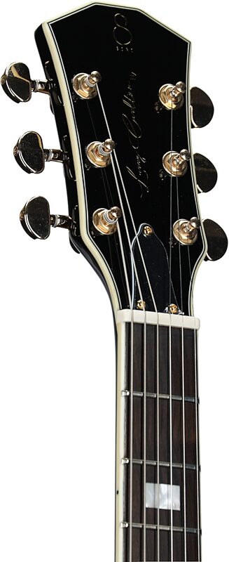 Sire Larry Carlton H7 Semi-Hollowbody Electric Guitar, Black, Headstock Left Front