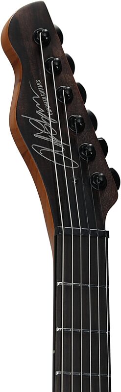 Chapman ML3 Pro Modern Electric Guitar, Liquid Teal Satin Metallic, Headstock Left Front