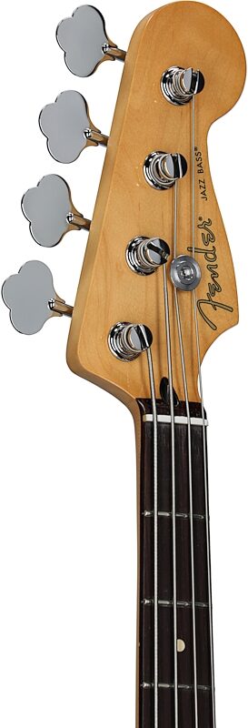 Fender Player II Jazz Electric Bass, with Rosewood Fingerboard, Hialeah Yellow, Headstock Left Front