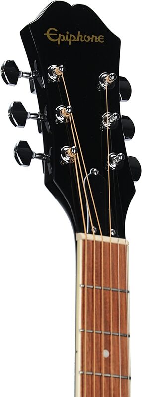 Epiphone Songmaker FT-100 Acoustic Guitar, Ebony, Headstock Left Front