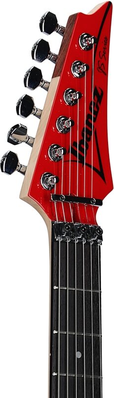 Ibanez Joe Satriani JS2480 Electric Guitar (with Case), Muscle Car Red, Headstock Left Front