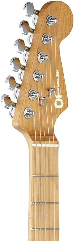 Charvel DK22 SSS 2PT CM Electric Guitar, Electric Blue, USED, Blemished, Headstock Left Front