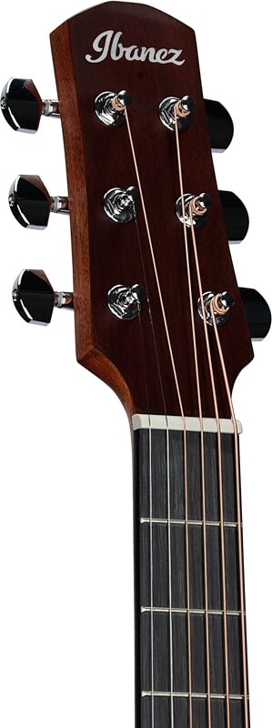 Ibanez AAM50LCE Advance Acoustic-Electric Guitar, Left-Handed, Open Pore Light Burst Sunburst, Headstock Left Front