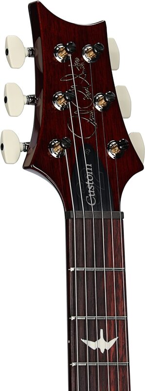 PRS Paul Reed Smith S2 Custom Color 24 Electric Guitar (with Gig Bag), Dark Cherry Sunburst, Headstock Left Front