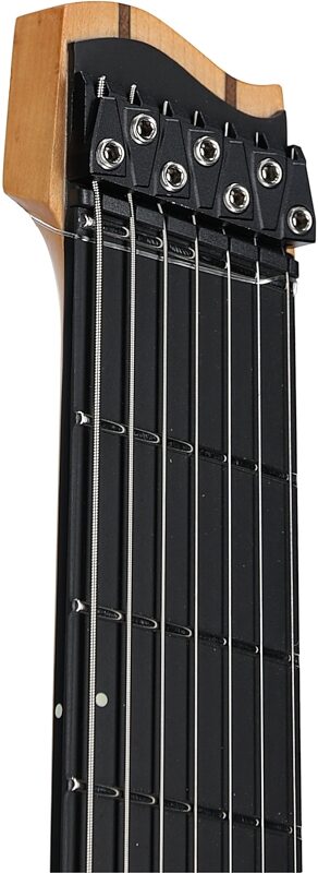 Strandberg Boden Prog NX 7 Electric Guitar (with Gig Bag), Natural Flame, Headstock Left Front