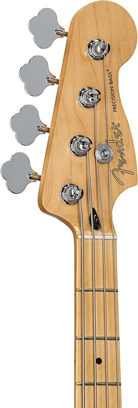 Fender Player II Modified Active Precision Electric Bass, Maple Fingerboard (with Gig Bag), Dusk, Headstock Left Front