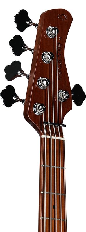 Sire Marcus Miller P5 Electric Bass, 5-String, Red, Headstock Left Front