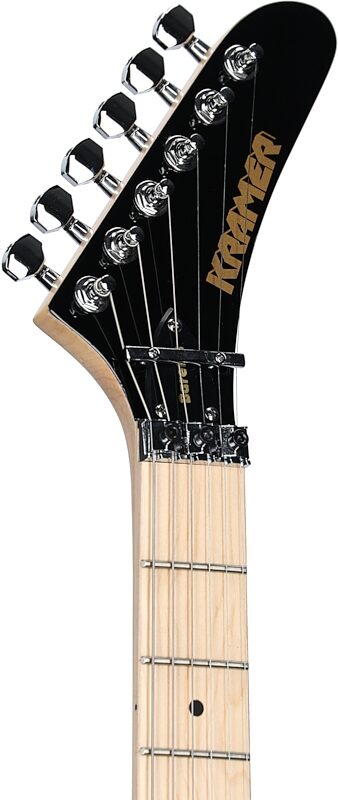 Kramer Baretta Custom Graphics Electric Guitar (with EVH D-Tuna and Gig Bag), Hot Rod, Custom Graphics, Headstock Left Front