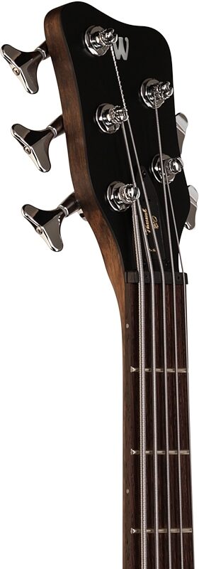 Warwick GPS German Pro Series Thumb BO 5 Electric Bass, 5-String (with Gig Bag), Natural, Headstock Left Front