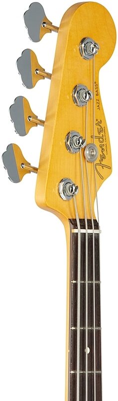 Fender American Professional II Jazz Bass, Rosewood Fingerboard (with Case), Olympic White, Headstock Left Front