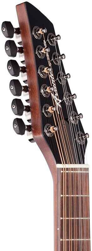 Veillette Avante Gryphon High-Tuned 12-String Acoustic Guitar, Natural, Headstock Left Front