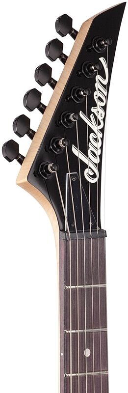 Jackson JS Series Dinky JS12 Electric Guitar, Amaranth Fingerboard, Metallic Blue, Headstock Left Front