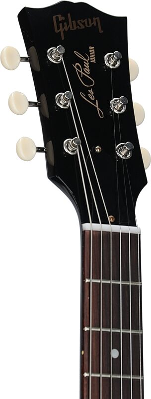 Gibson Custom 1957 Les Paul Junior Reissue Electric Guitar (with Case), Vintage Sunburst, Headstock Left Front